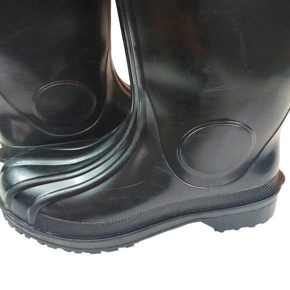 Shoes For Crews Pro Unisex Mens Size 6/Womens Size 8 Black Waterproof Boots - Picture 6 of 13
